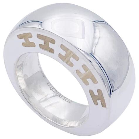 bague hermes argent femme.